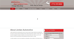 Desktop Screenshot of jordanautomotive.com